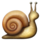 Snail emoji on Apple